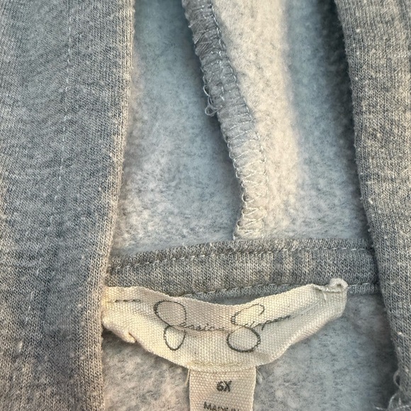 Jessica Simpson Girls Size 6X Ruffle Sleeve Hoodie
& Printed Ruffle-Hem Pant Set - Picture 5 of 7